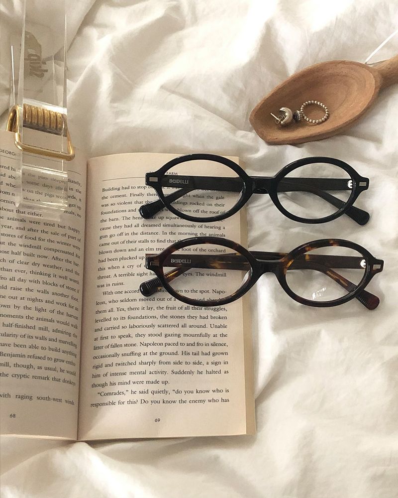 [ORIGINAL] Bay Round Acetate Frame Glasses