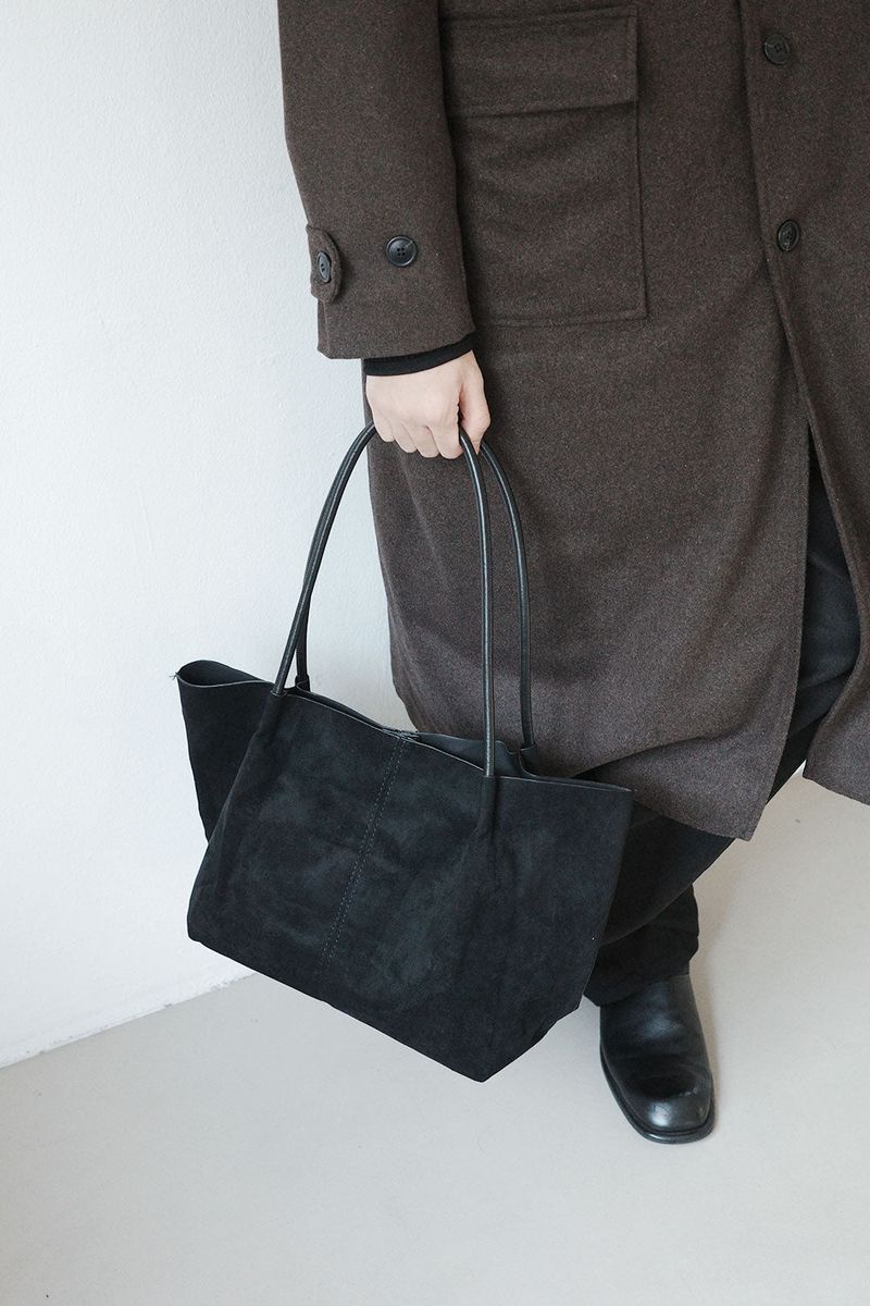 suede big tote bag