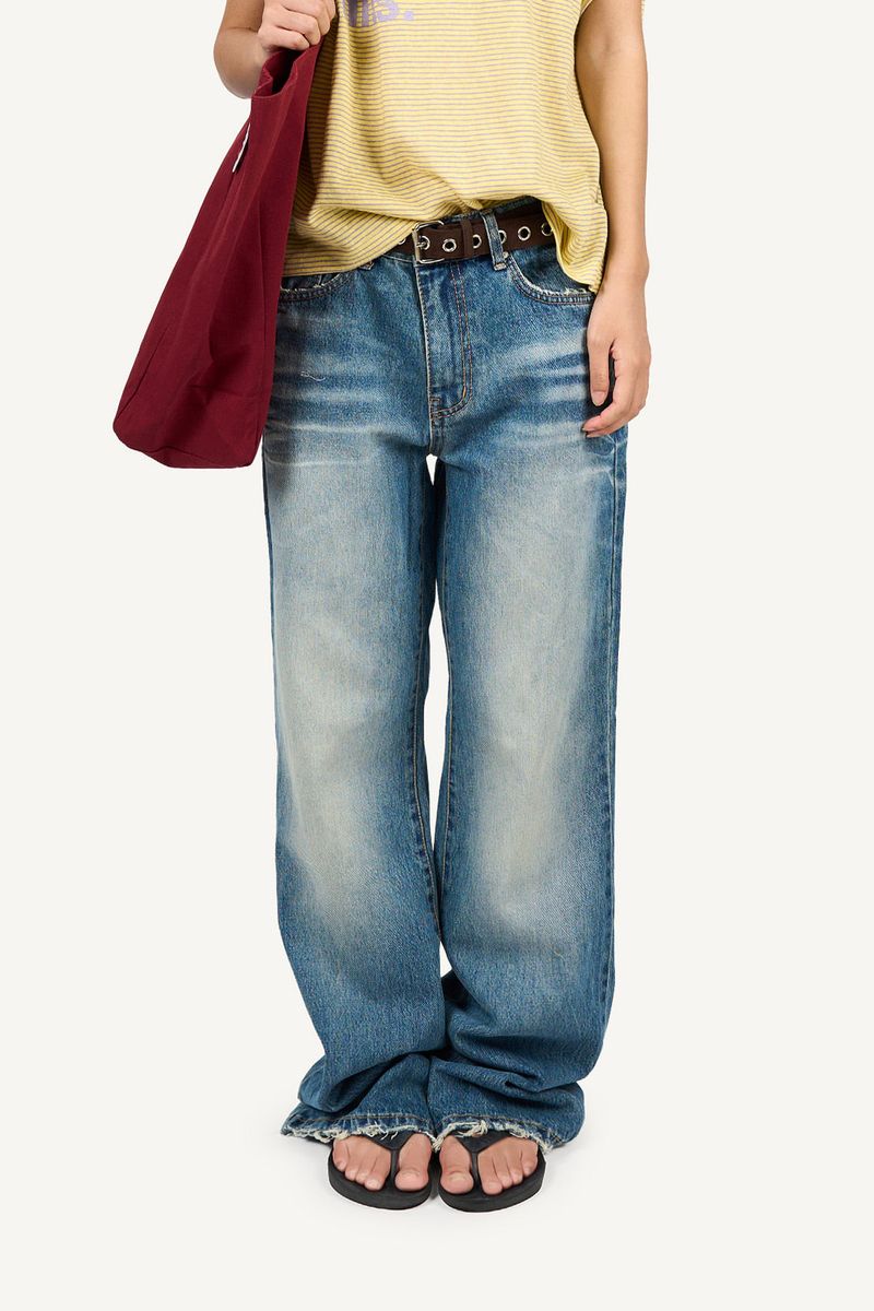 Raucohouse（ラウコハウス）の「Low Hem Vintage Flare Denim Pants（Pants）」