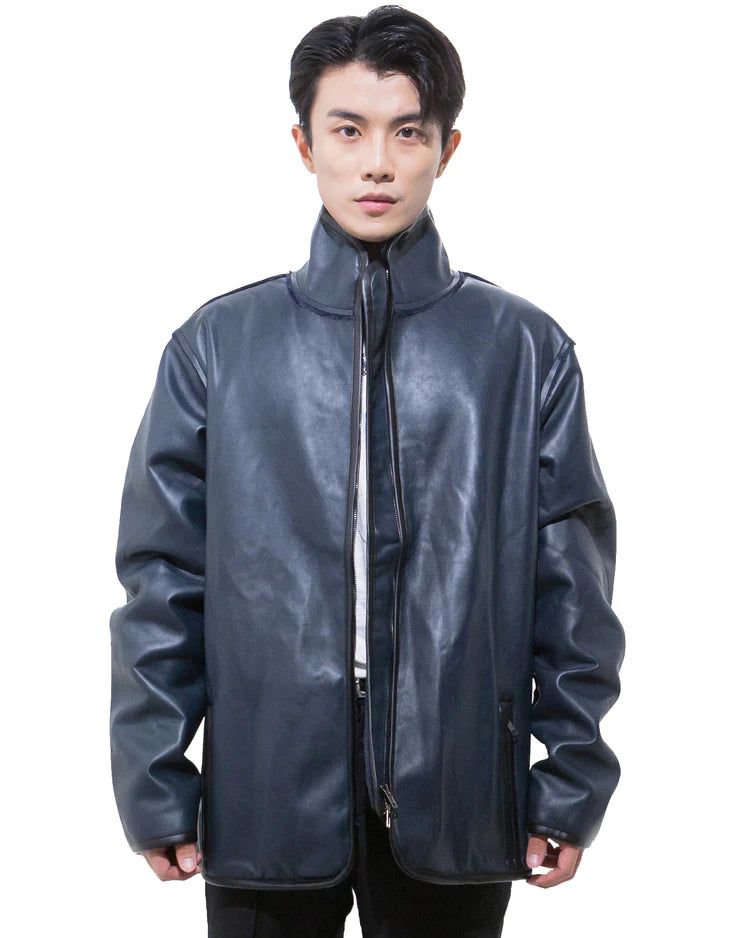 MAGNOLIA（マグノリア）の「シングルムスタンコート-NAVY （送料込）- WooStore（Jackets/Outerwear）」