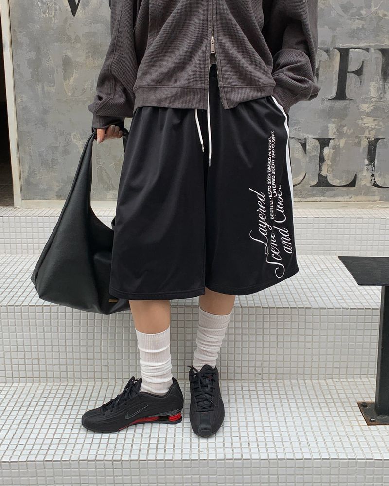 [ORIGINAL] Potion Lettering Nylon Track Pants