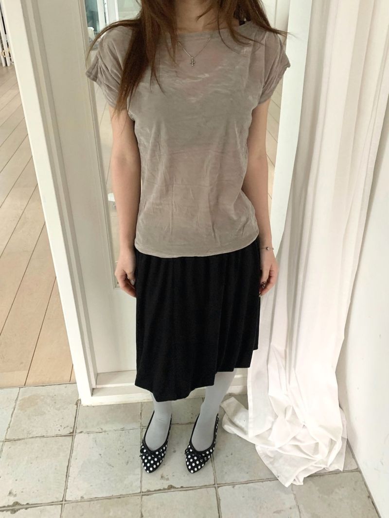 Slipover（スリップオーバー）の「Velvet Cowl Neck Top（Tops）」