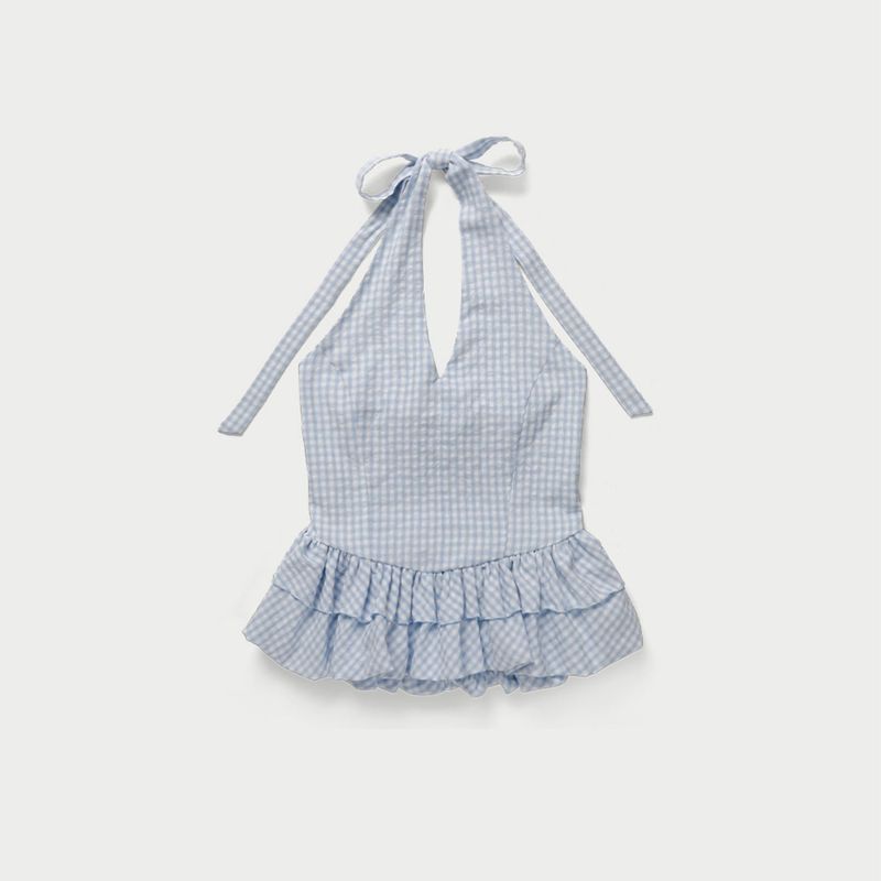 WITHOUTSUMMER（ウィズアウトサマー）の「Marine halter top_check（Tops）」