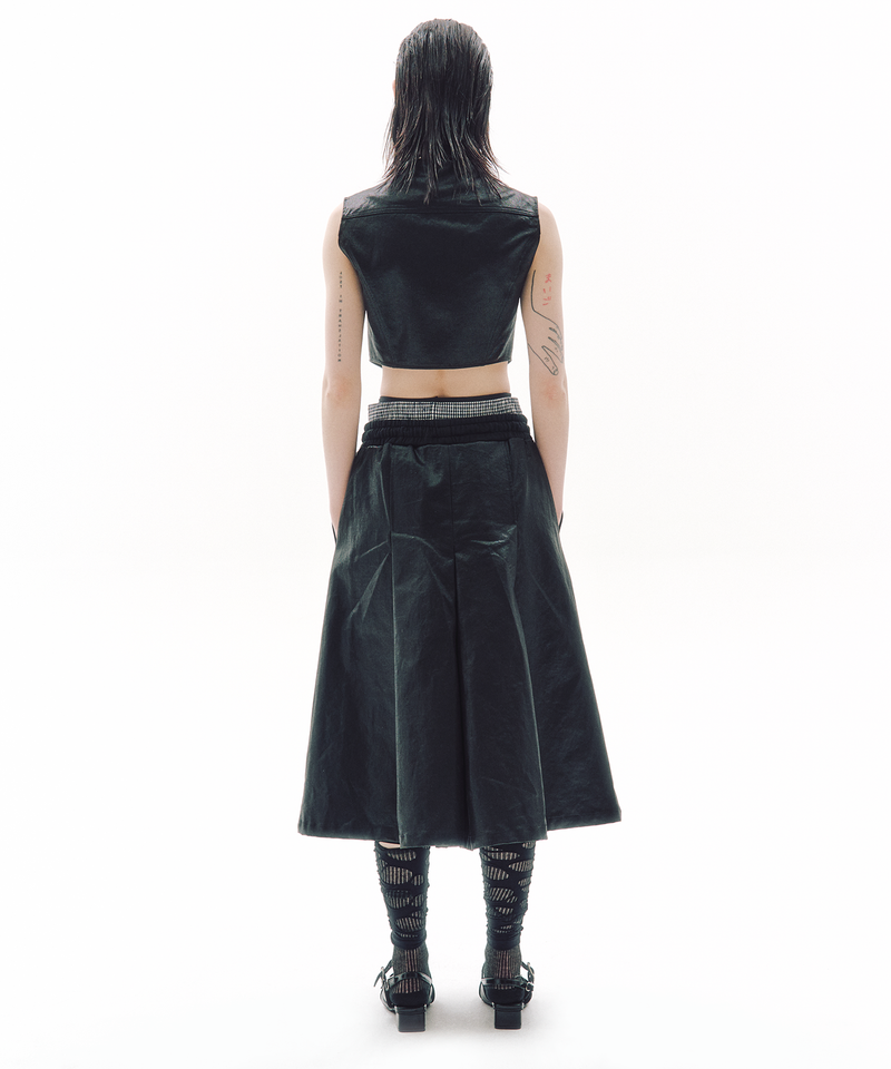 TUCK FLOW SKIRT PANTS