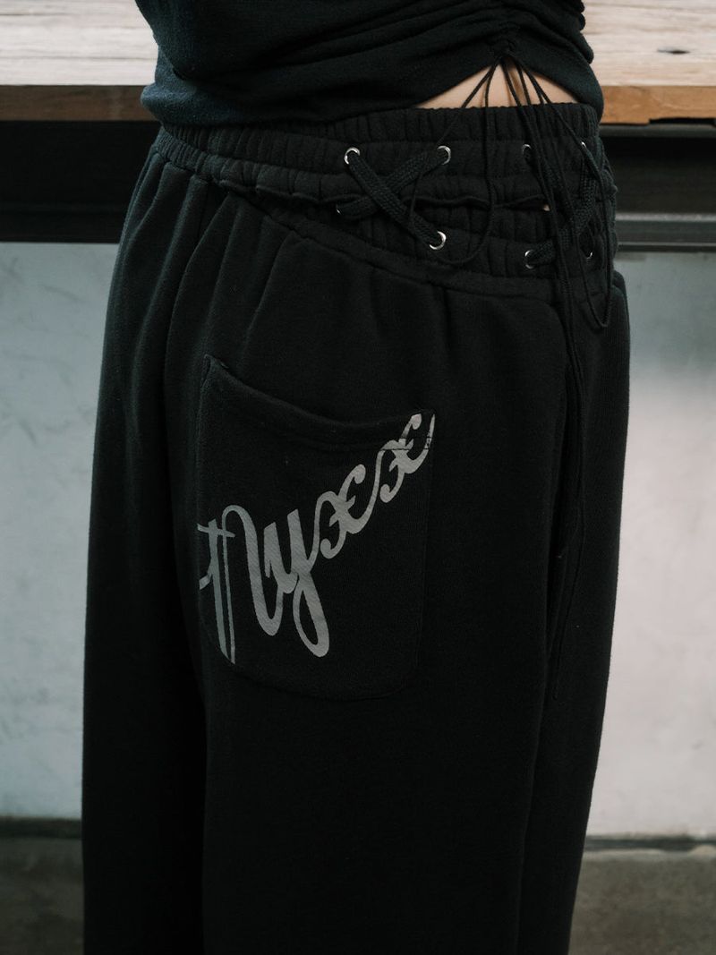 EYE SWEAT PANTS (BLACK)