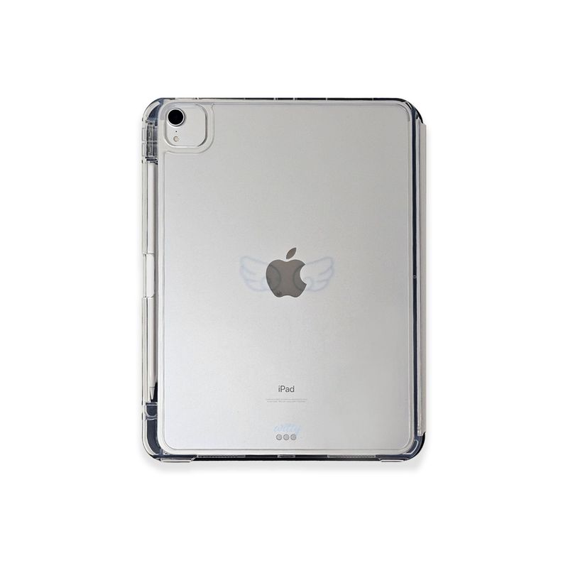 witty angel iPad case (white+sky blue)