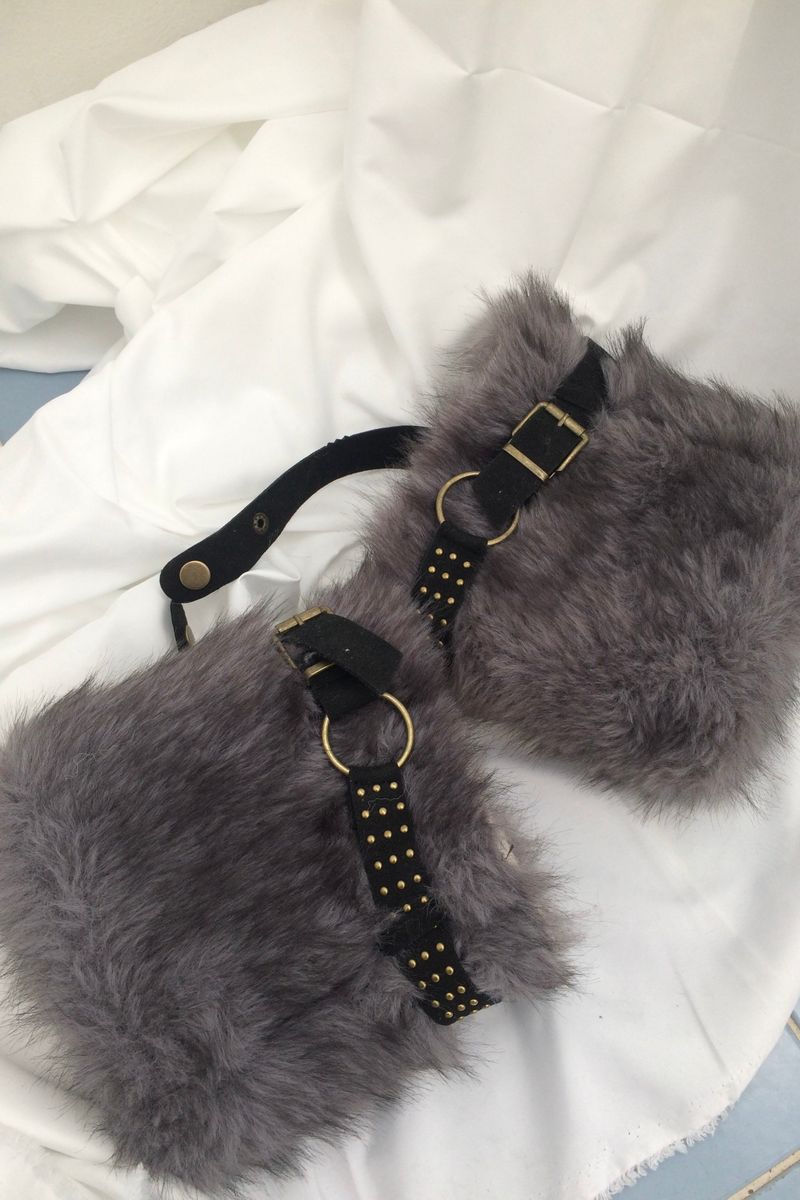Vintage Stud Two Way Fur Boots