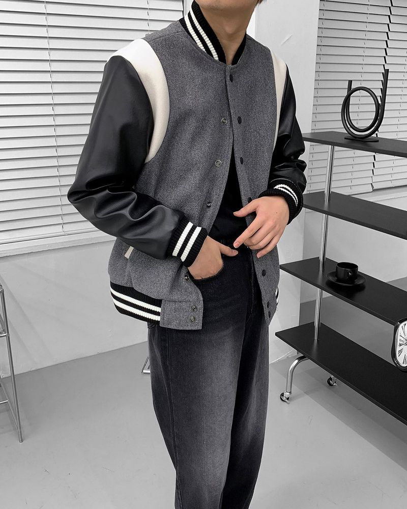 CR Obie wool varsity jacket (2 colors)