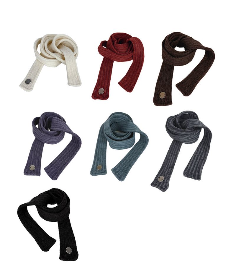SLIM KNIT MUFFLER (7C)