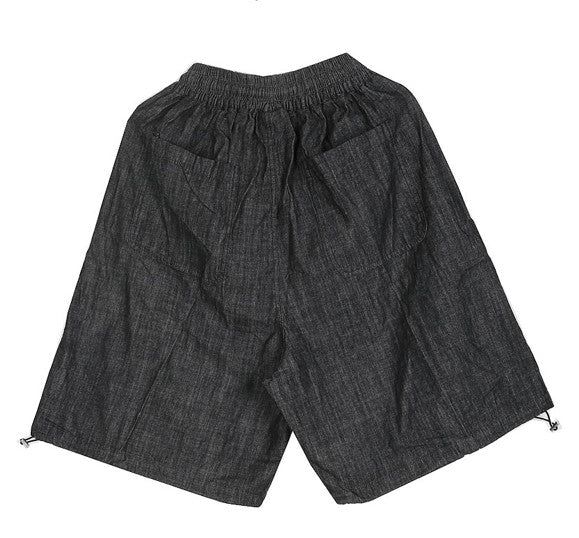 No.0274 denim string wide SHORTS