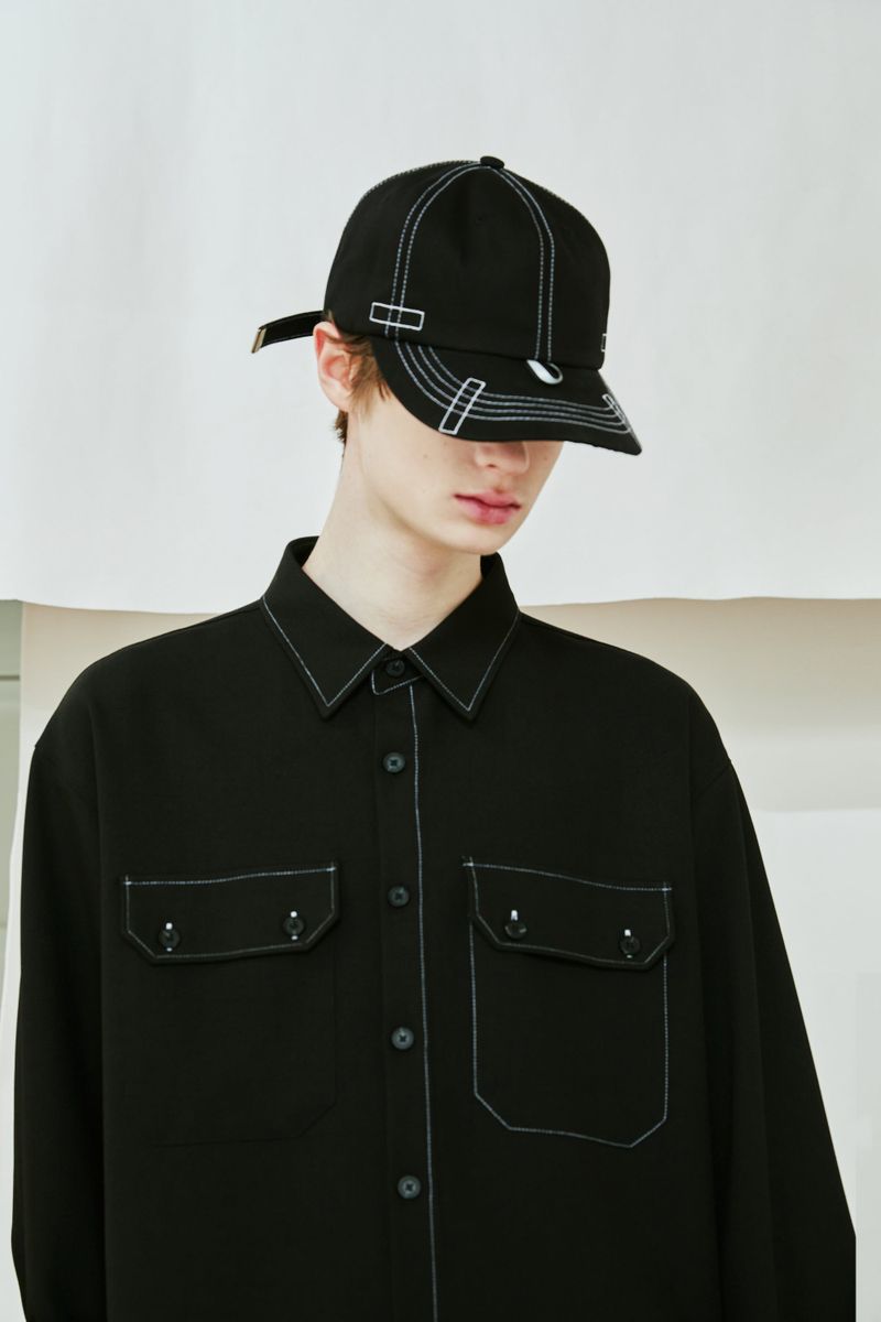 SQUARE STITCH CAP