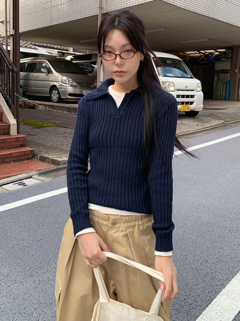 HARRY COLLAR KNIT (4C)