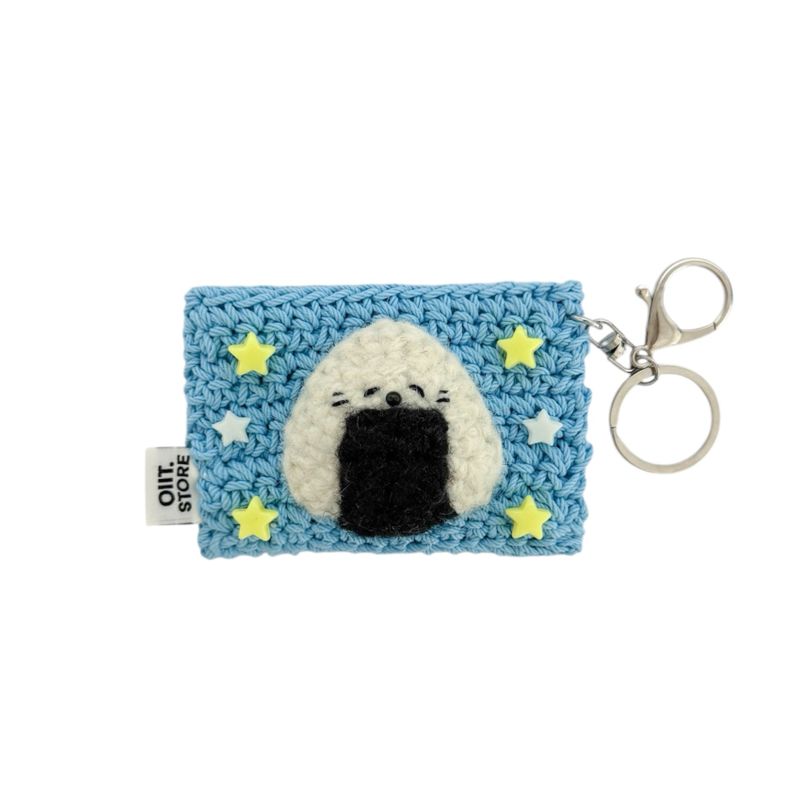 OIIT（オイット）の「ブルーオニギリ財布（スマホグッズ/小物）」