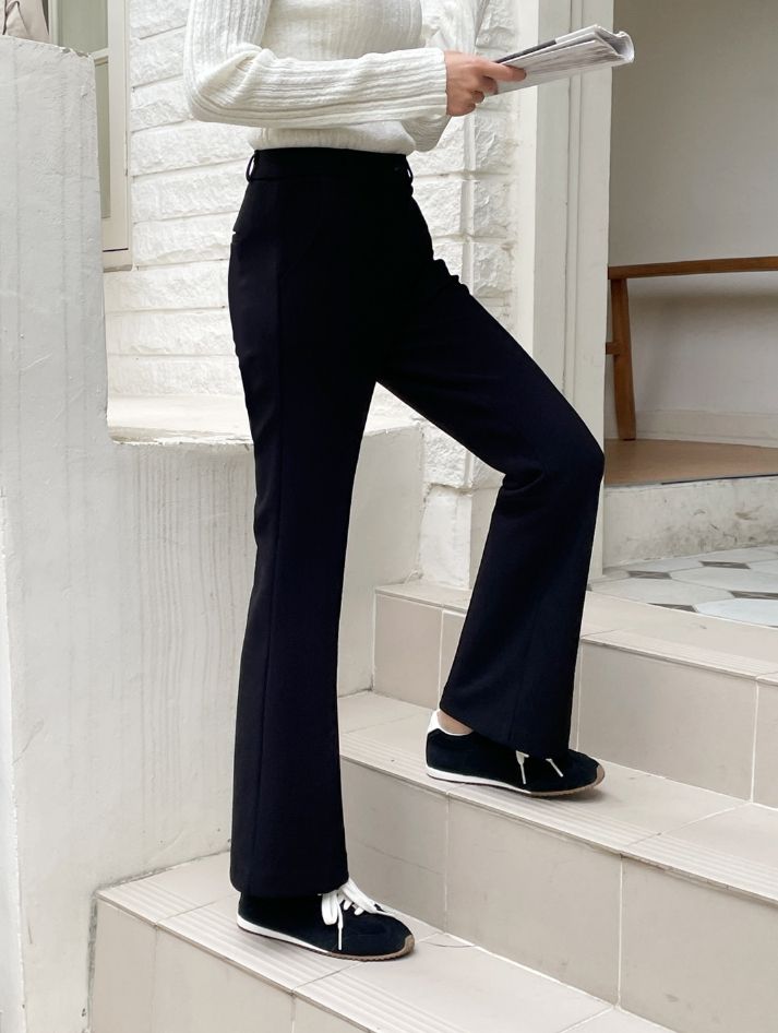 Masen Banding Span Bootcut Slacks