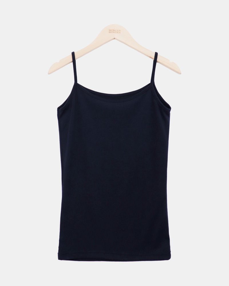 Bisom Color Strap Sleeveless Top