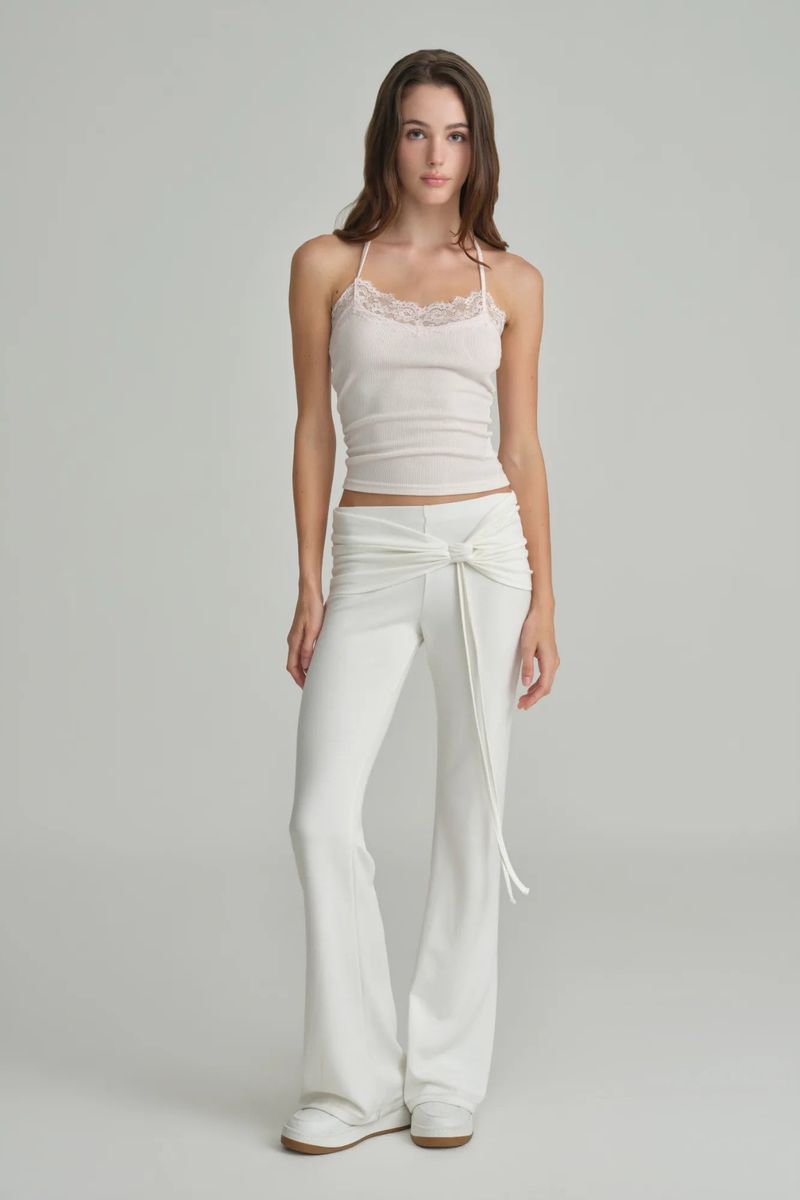 Cream donuts halter tank top, Pink
