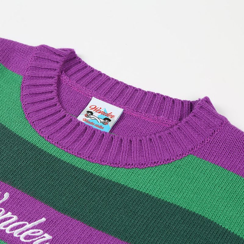 Logo Triple Stripe Knit
