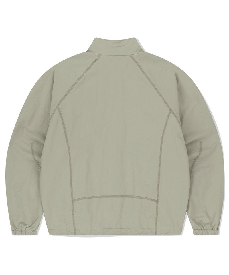 COVER STITCH NYLON TRACK JACKET