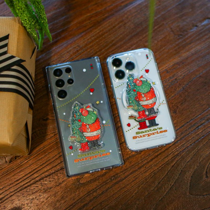 【MADE】Santa's surprise Jelly hard Phone case