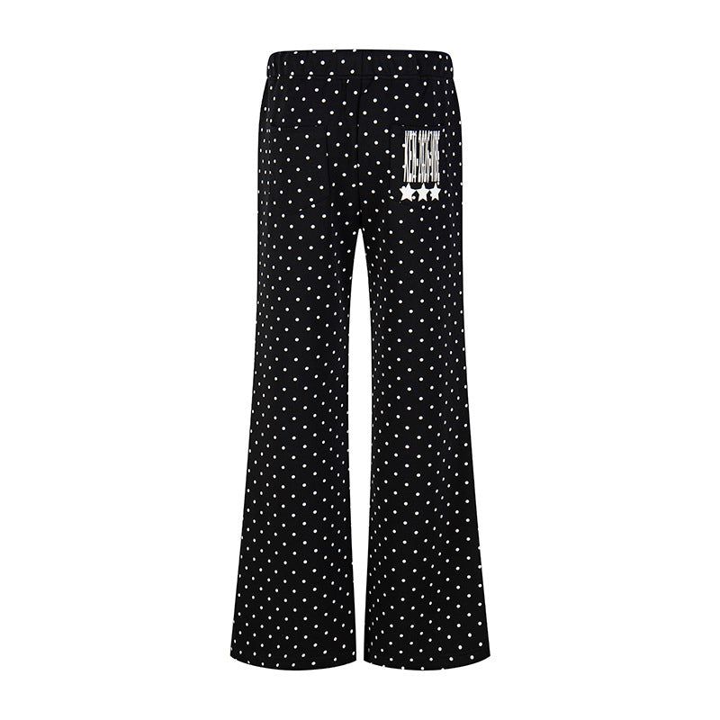 Leto Polka Print Pants