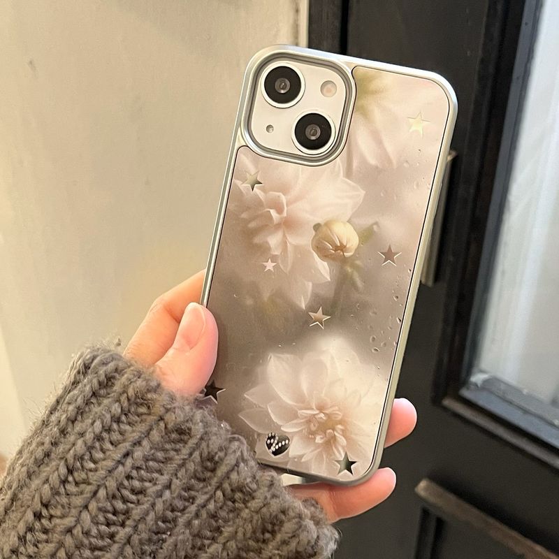 [MADE][Mirror Silver Bumper Case] Starlit Flower • Dahlia