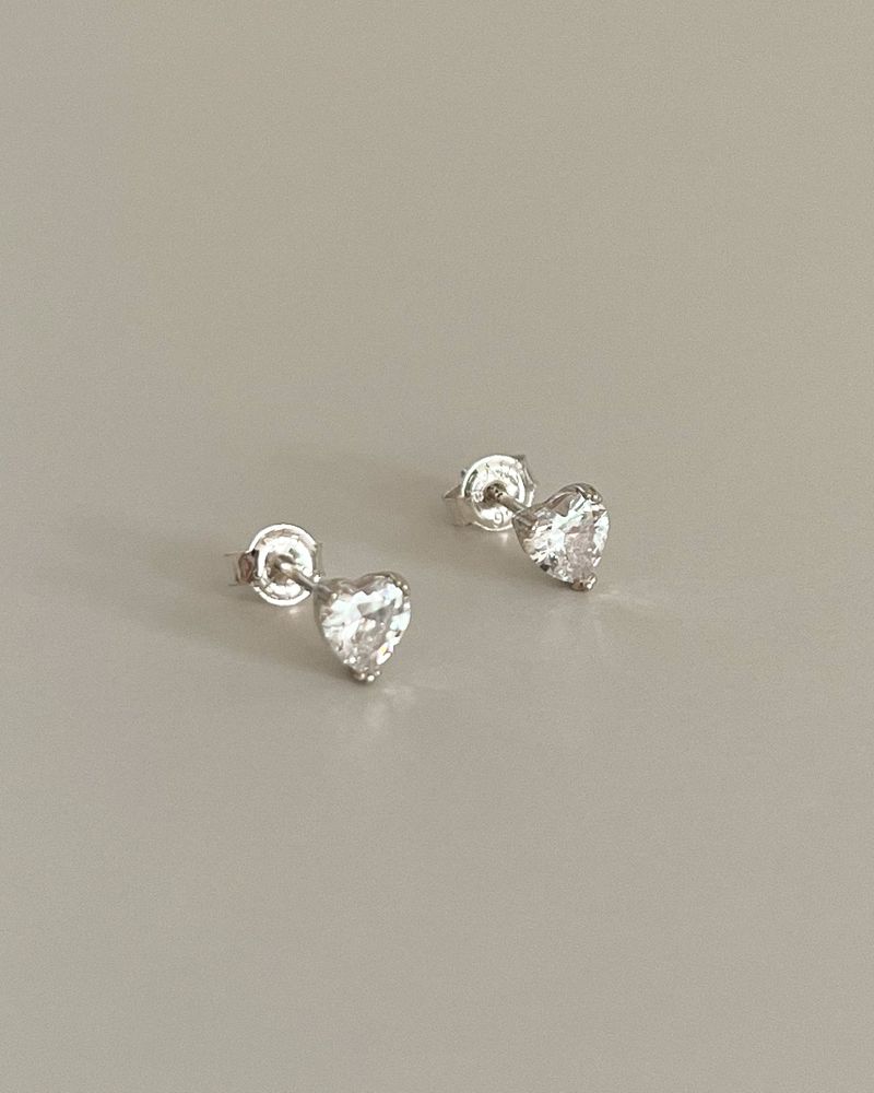 Bijou cubic earring (silver)
