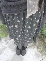 layer shirring skirt