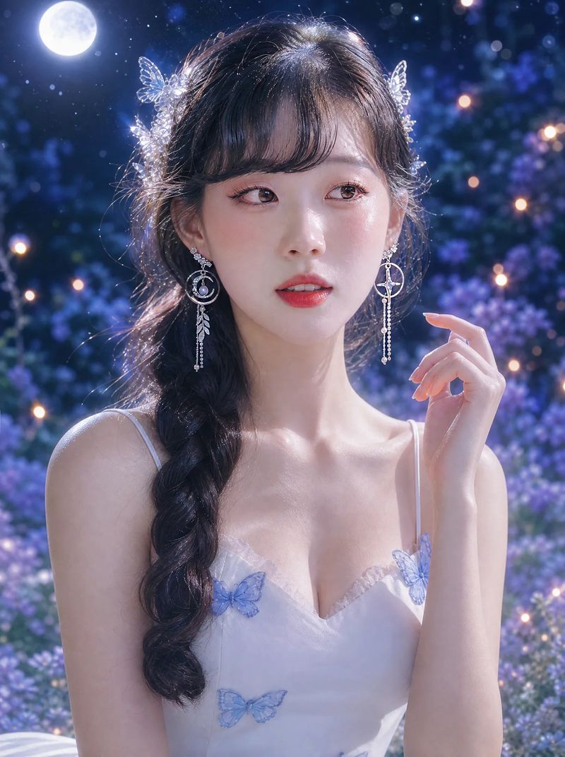 [Aespa Winter Earring] Elf of The Night Forest Earring