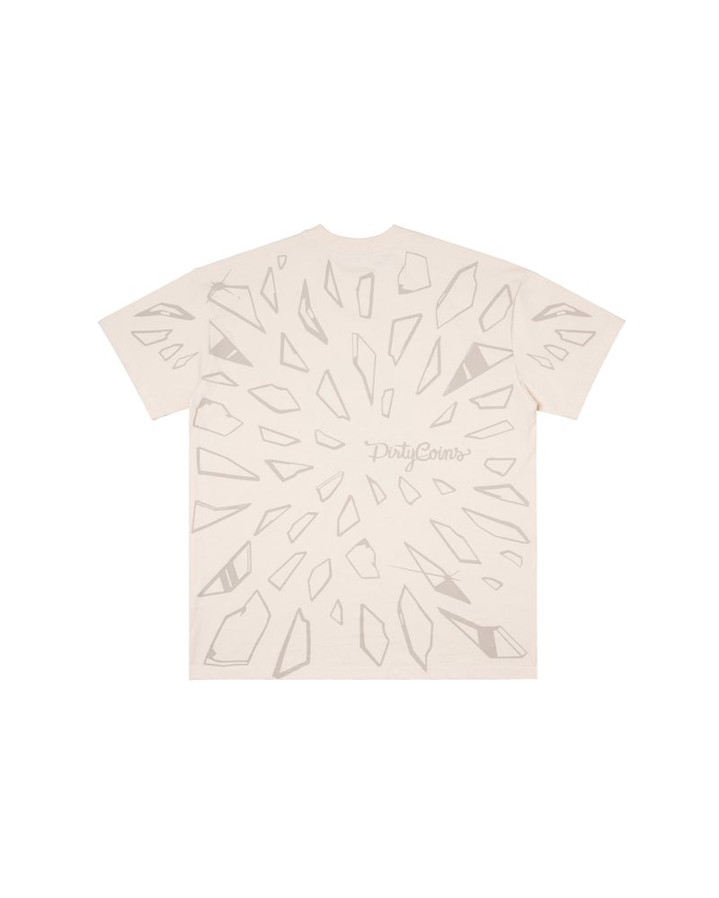 DC x The Rolling Stones Breaking Printed T-Shirt Cream