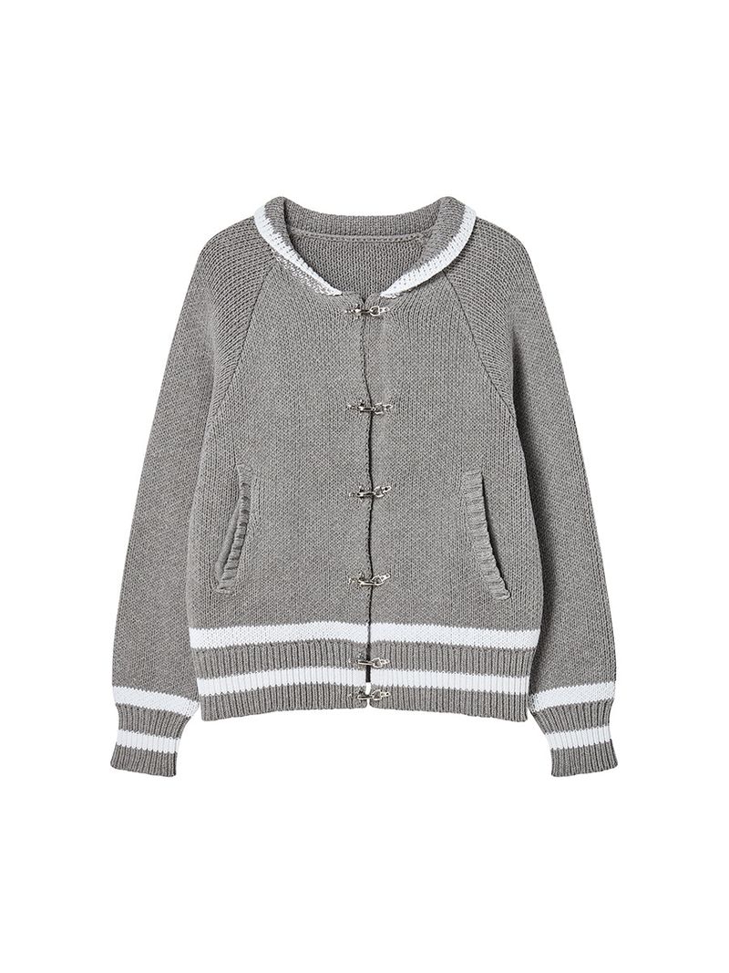 LATCH COWICHAN CARDIGAN (GREY)