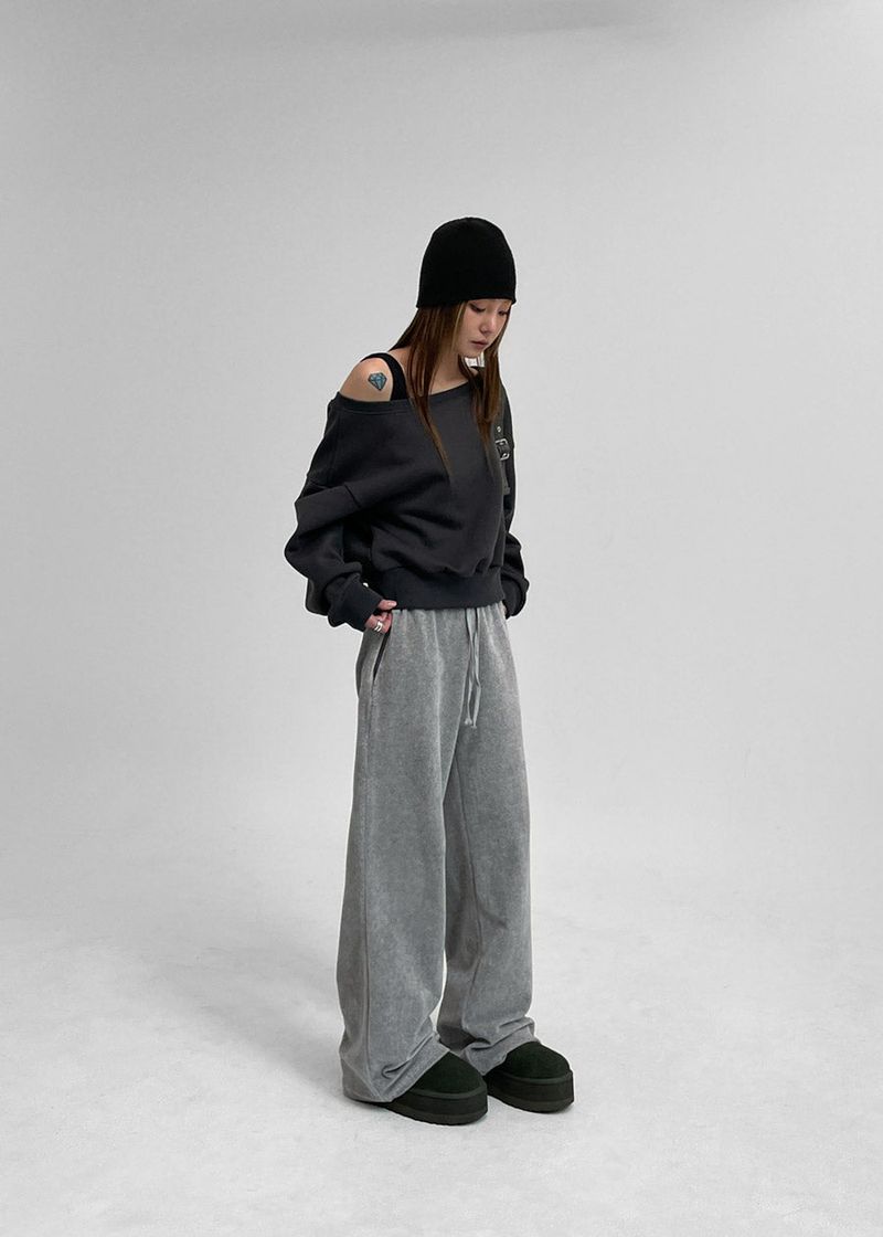 BLACKUP（ブラックアップ）の「[MADE] Belundi Corduroy Wide Banding Pants（Pants）」
