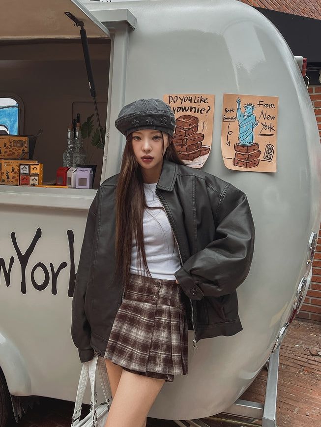 ULAN（ユレン）の「Onta cut leather bomber jacket（Jackets/Outerwear）」