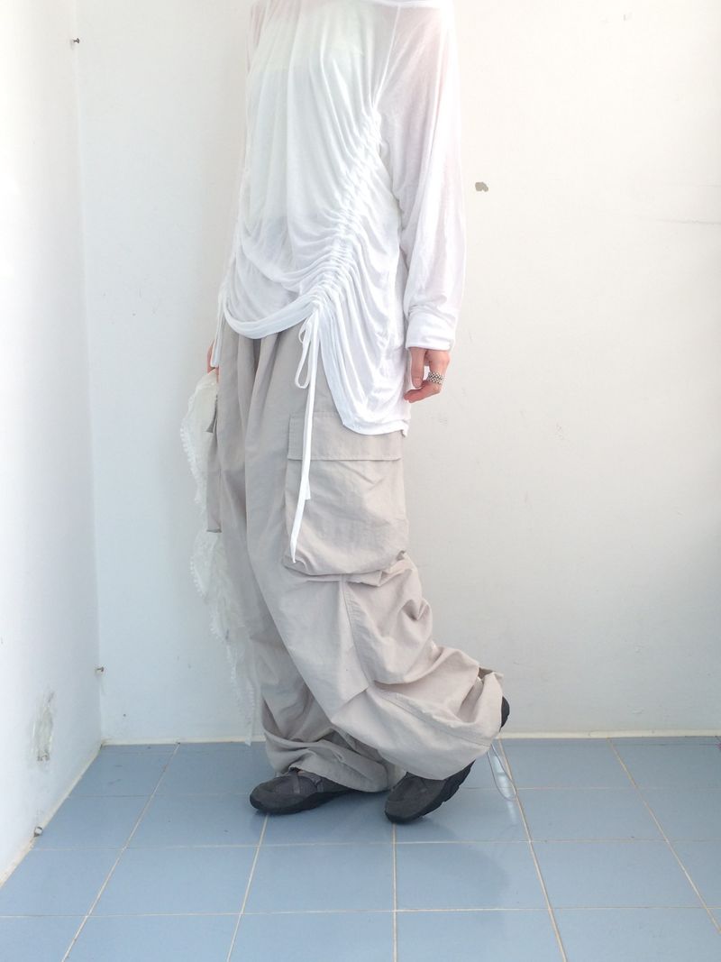 Light Texture Shirring T
