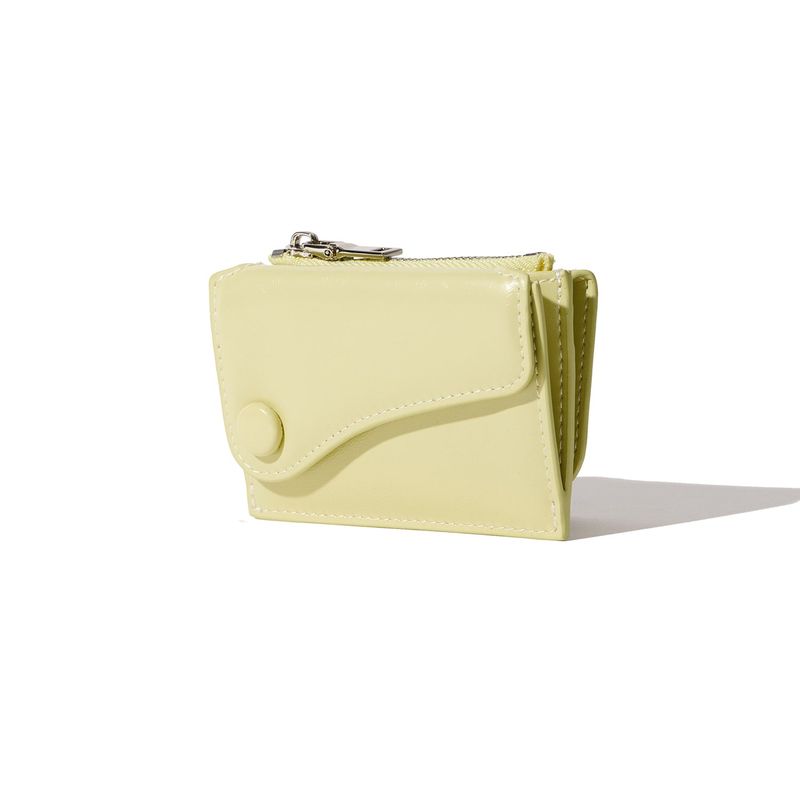 DOT Saddle Keyring Coin & Card Wallets pale lemon