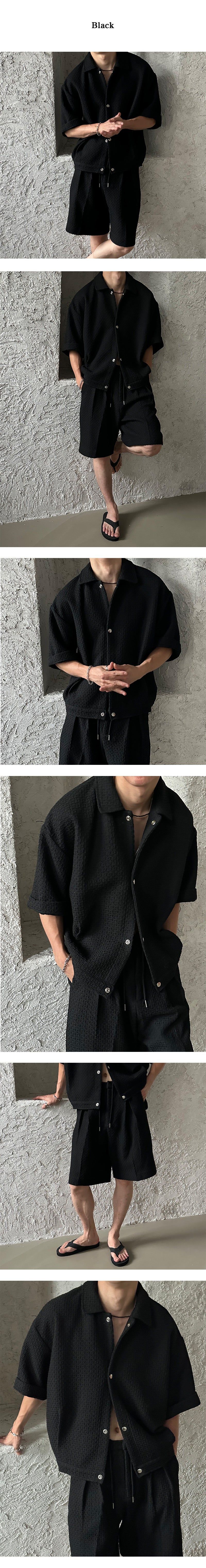 [SET UP] Tweed crop half jacket (3color)