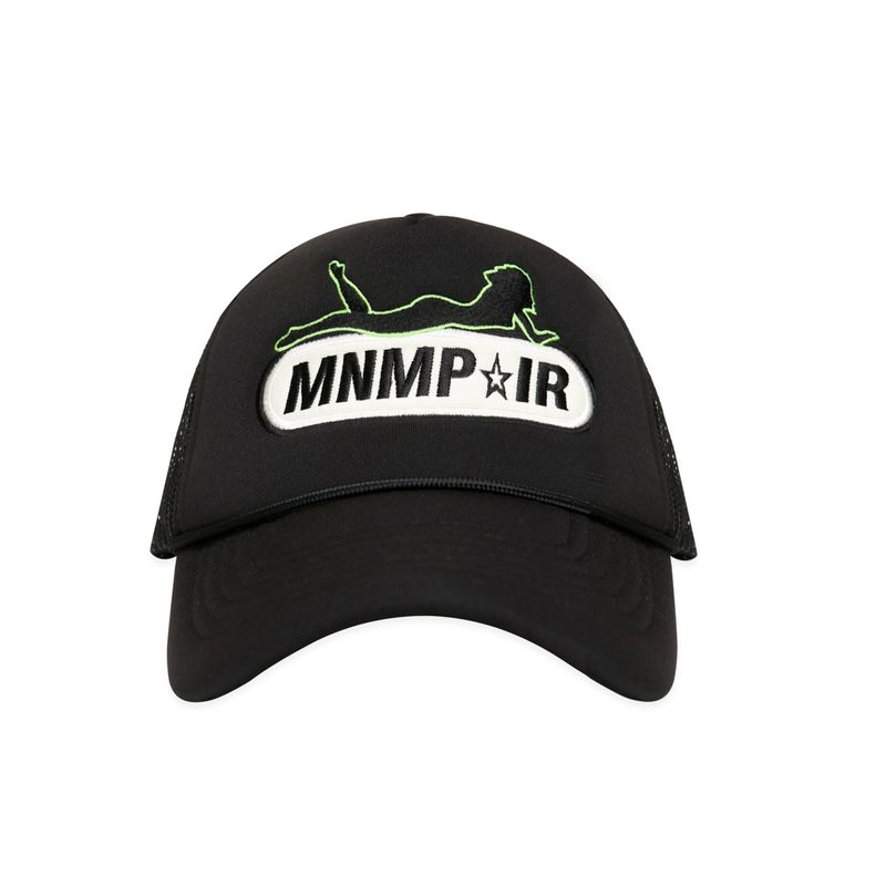 MNMPAIR(ミニマルペア)の「 MP TRUCKER CAP BLACK(Hats)」