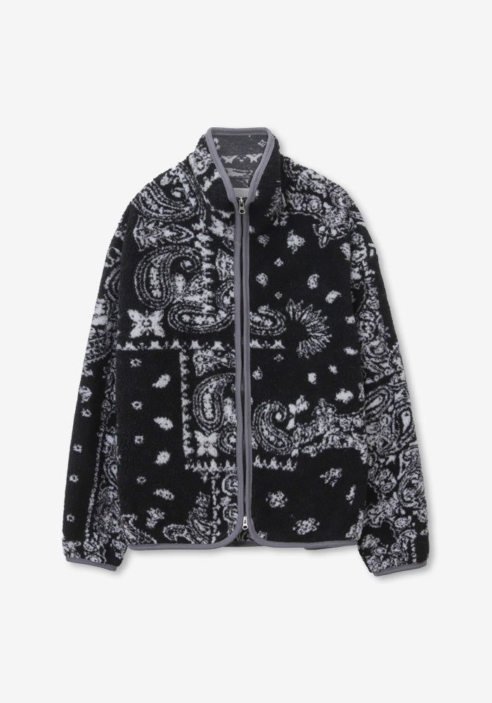 DW Winter Paisley Fleece Zip-up Jacket