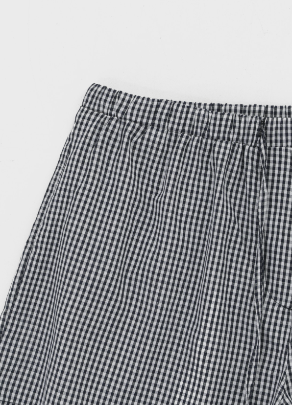 [MADE] Pinky Check Banding Shorts