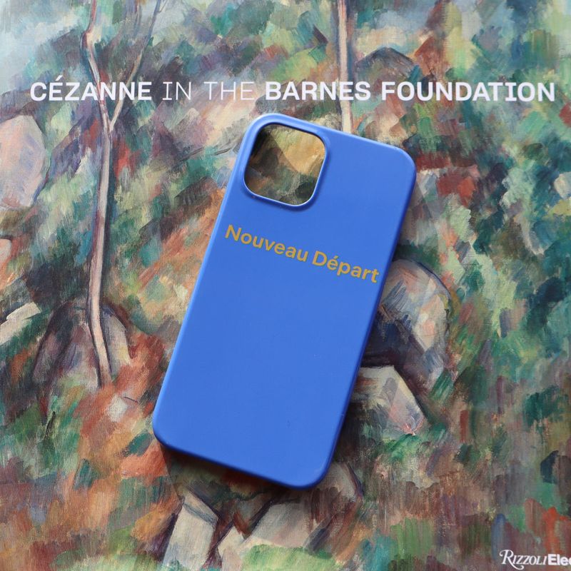 Bon weekend（ボン ウィークエンド）の「[MADE]  NOUVEAU DEPART スマホケース (ブルー) (グロッシー)（スマホグッズ/小物）」