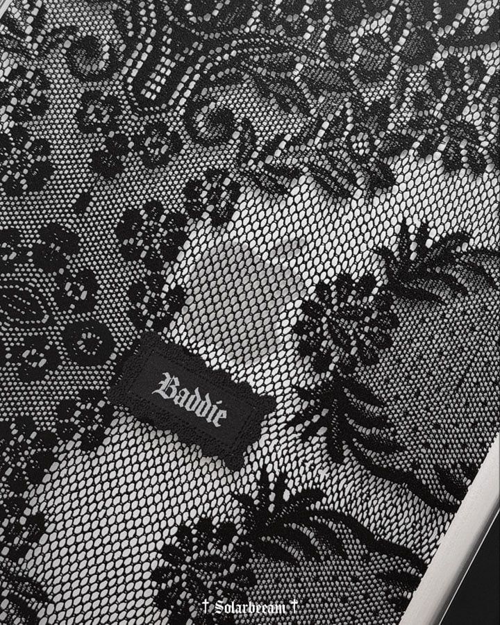 Black Veil Lace iPad Case 12.9-13 inch