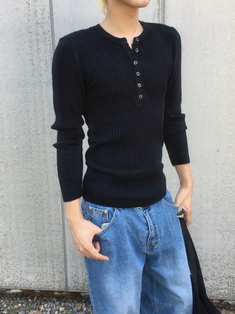 Bru Slim-Fit Ribbed Knit 4C