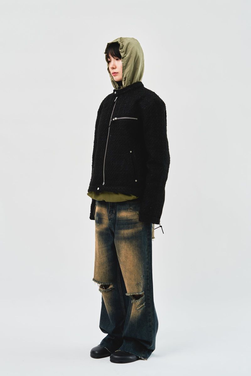 Temple Tweed Biker Jacket