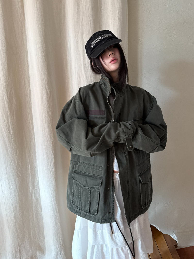 washed field jacket