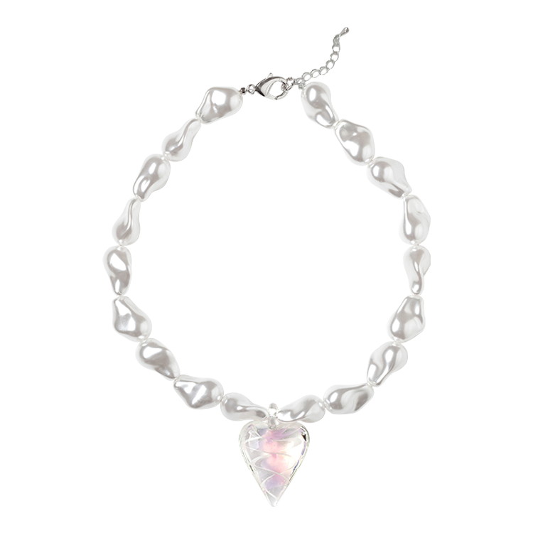 hurjaboyacc（ホジャボーイアクセ）の「Venetian heart glass pearl necklace（Accessories）」