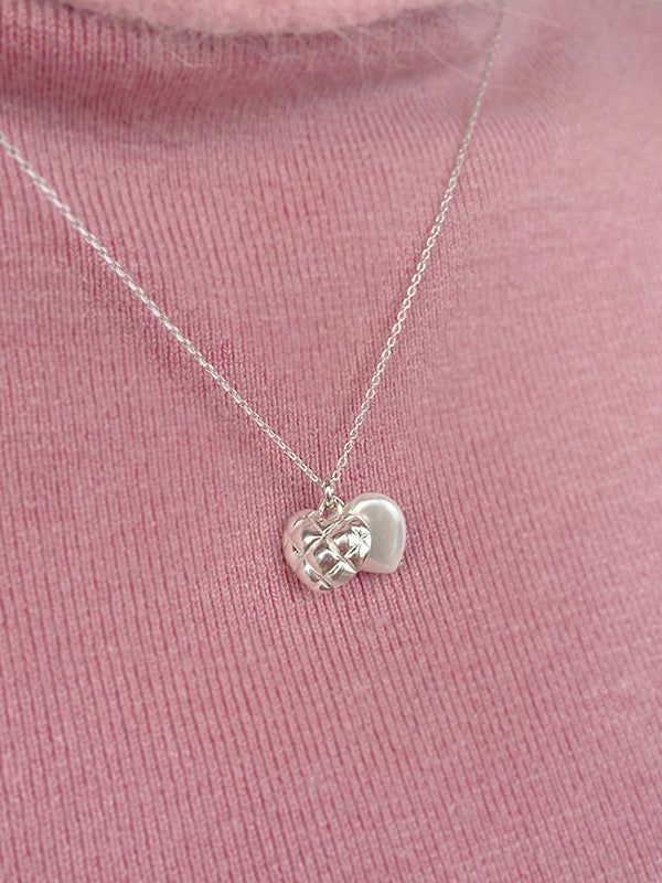 Cushion Heart Necklace