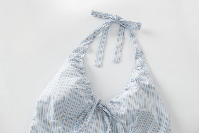 Celia Stripe Halter Top