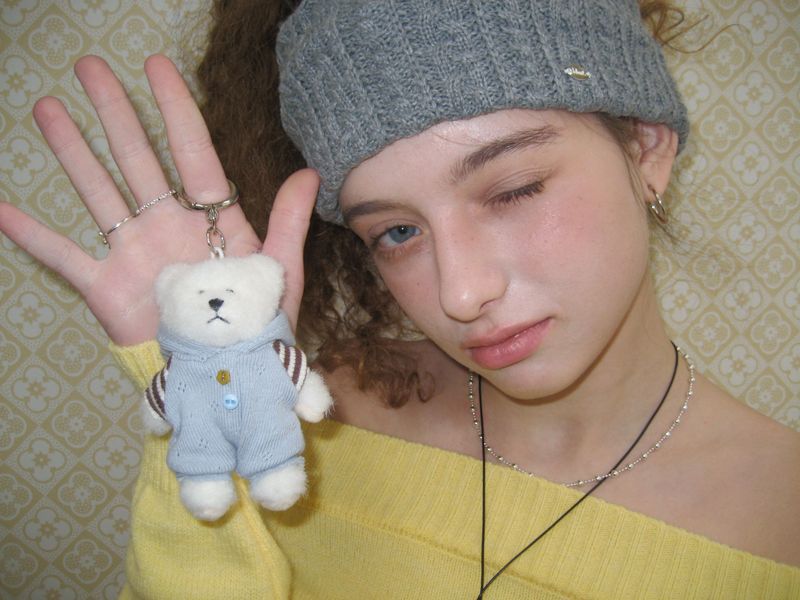 Bobby knit head band (Gray)