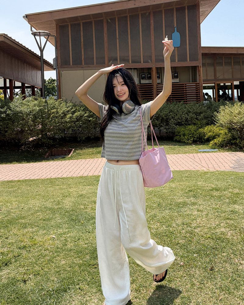 Mekene stripe T‑shirt