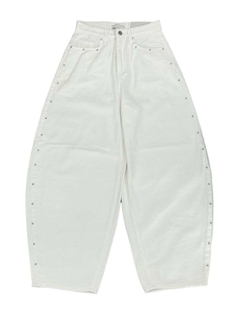 studded balloon wide pants (2color)