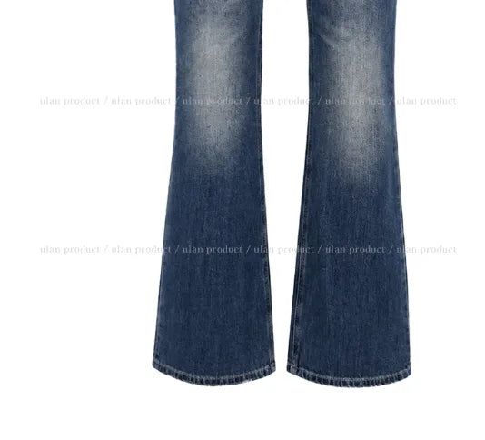 Fuzz Wingflap Low Bootcut Denim Pants